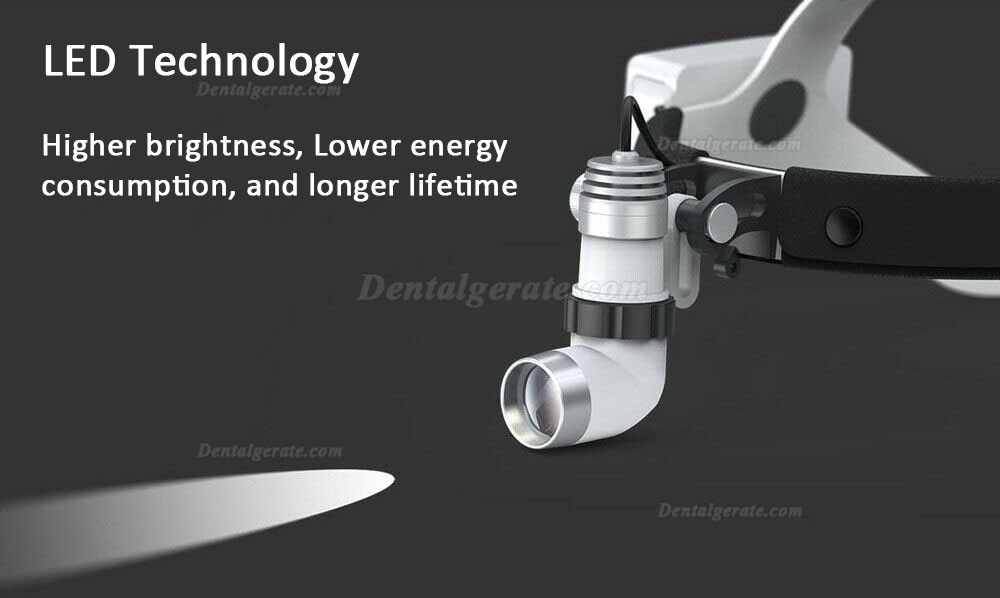3W LED Chirurgischer medizinischer Scheinwerfer Einstellbare Dentalscheinwerfer KWS KD-202A-4